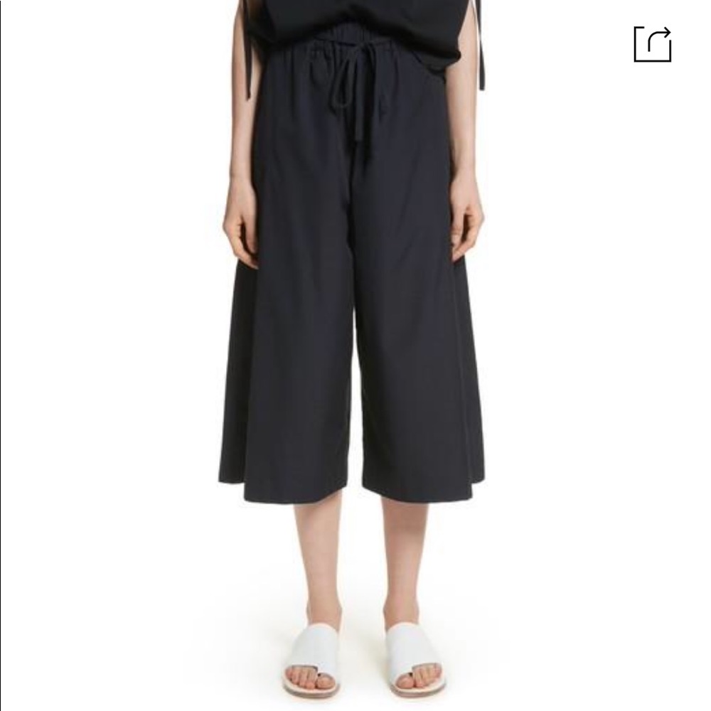 VINCE- NWT!: Silk Slit Trousers (Knee Length)